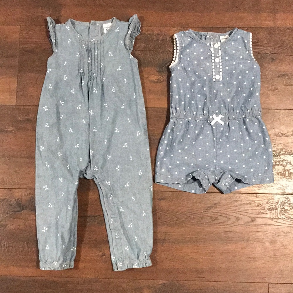 ☀️ Girls 12m Rompers ☀️